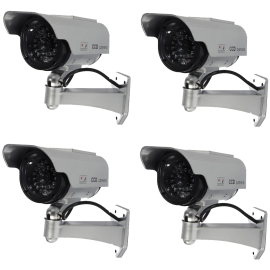 Masione Waterproof LED Security Camera Silver