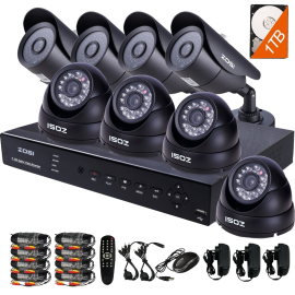 Security Camera System with Night Vision