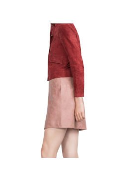 Faux Leather Skirt
