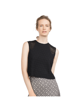 Jacquard Pattern Top