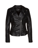 Buttonless Suede Jacket