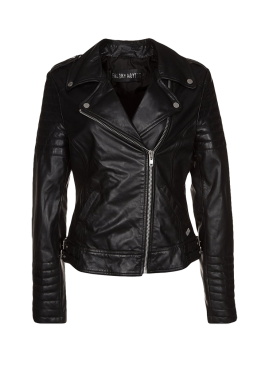 Buttonless Suede Jacket
