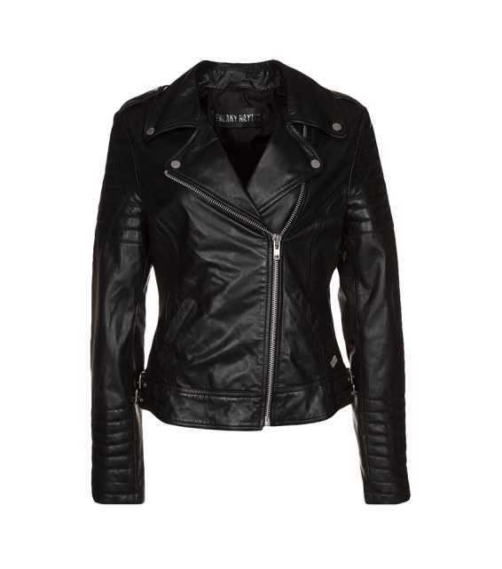 Buttonless Suede Jacket