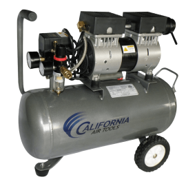 Oil-Free 6.3-Gallon Steel Tank Compressor