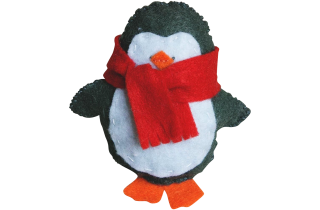 Handmade Stuffed Animals Penguins Felt Fleece Hanging Home Decor Gifts