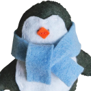 Handmade Stuffed Animals Penguins Felt Fleece Hanging Home Decor Gifts