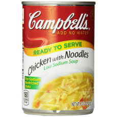 Sodium Chicken with Noodles Soup