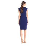 nne Klein Women`s Cap Ruffle Dress