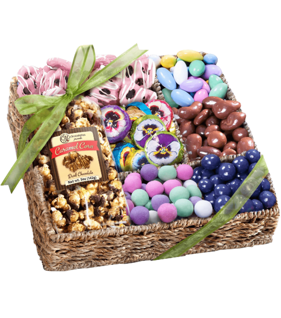 Spring Chocolate, Sweets and Treats Gift Basket