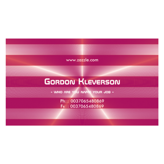 Standard Business Cards