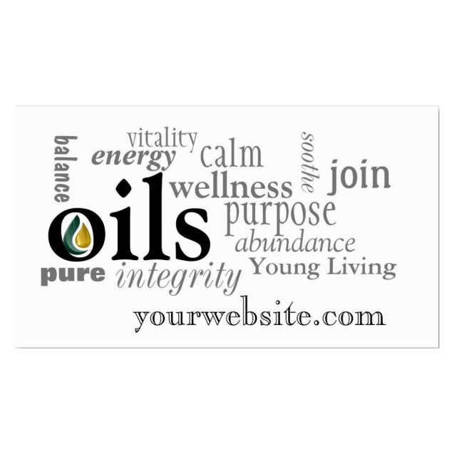 Young Living business cards