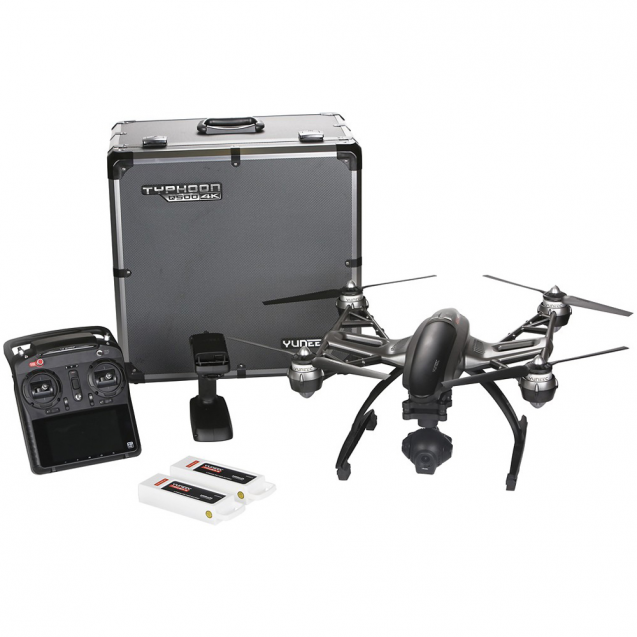 YUNEEC - Typhoon H Hexacopter Pro with Intel® RealSense™ Technology - Gun Metal Gray 1d