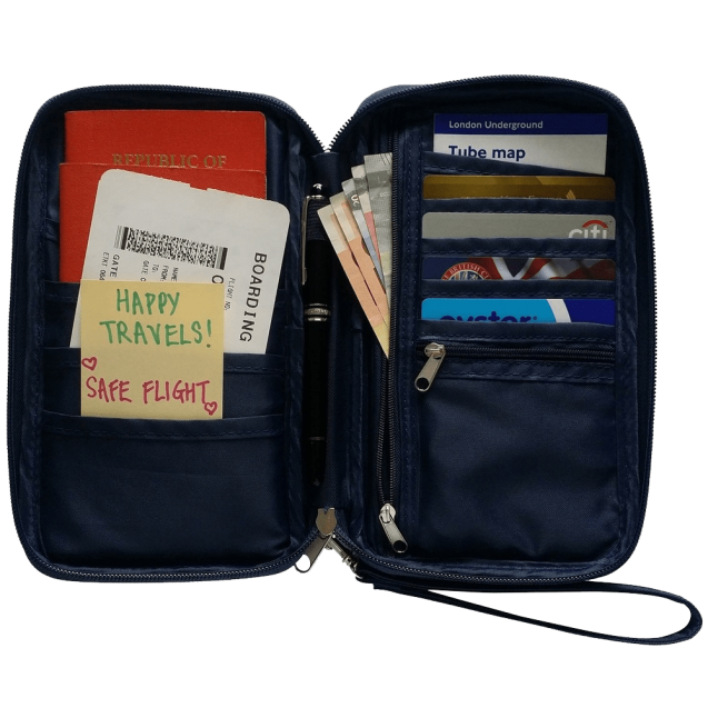 Passport Holder & Travel Document Organizer