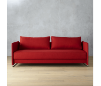 Tandom red sleeper sofa