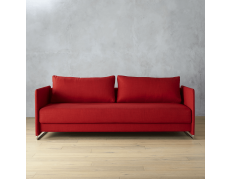 Tandom red sleeper sofa