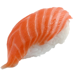 Sushi with salmon