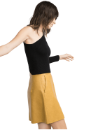 Faux Leather Skirt