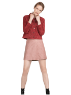 Faux Leather Skirt