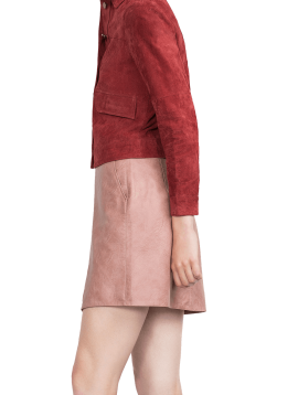 Faux Leather Skirt