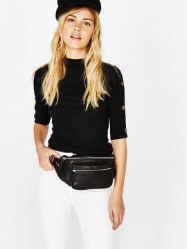 Faux Fur Finish Backpack