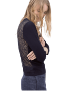 Lace Back Sweater