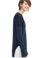 Lace-up V-neck Sweater