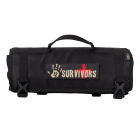 12 Survivors First Aid Rollup Kit Black