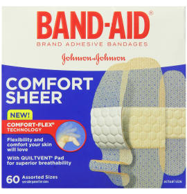 Band-Aid Brand Adhesive Bandages Sheer Strips 