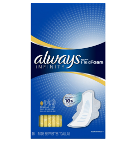 Always Infinity Unscented Pads 