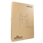 Two Button Folding Walker with 5-Inch Wheels
