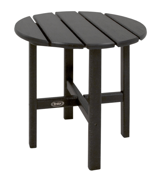 Trex Outdoor Furniture Cape Cod Round 18-Inch Side Table