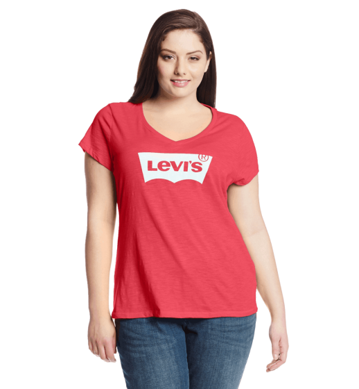 Batwing Slub V-Neck Tee