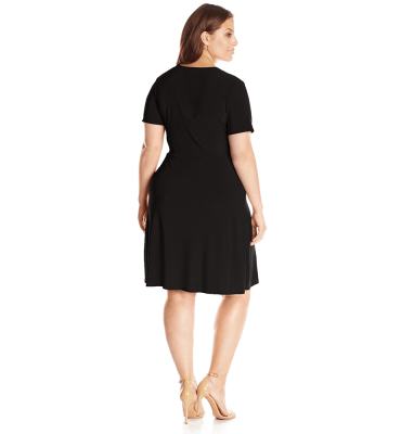 Dress with Asymmetrical Ruffle