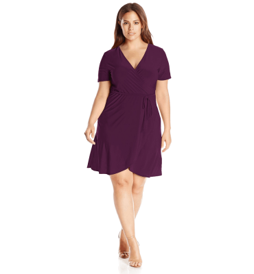 Dress with Asymmetrical Ruffle