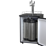 Kegoc K309B Triple Faucet Digital Kegerator