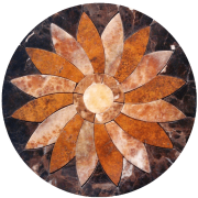 Tile Floor Medallion Marble Mosaic