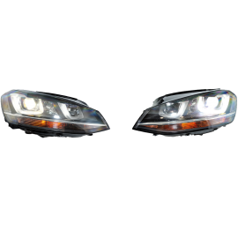 Volkswagen Golf 7 Bi Xenon Headlights Left Right LED