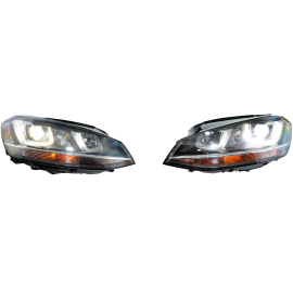 Volkswagen Golf 7 Bi Xenon Headlights Left Right LED