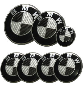 Afauto BMW Emblem Logo Badge Set