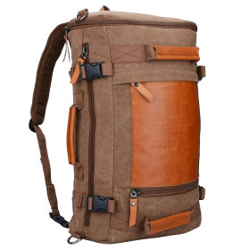 Witzman Men's Retro Canvas Travel Duffel Bag