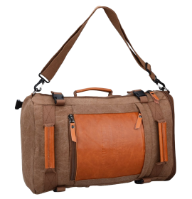 Witzman Men's Retro Canvas Travel Duffel Bag