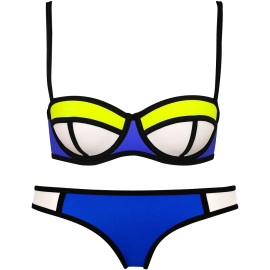 GLove Bright Diving Suit Material-neoprene Bikini Set