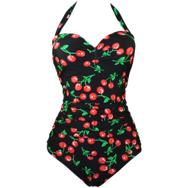 Cocoship 50s Retro Vintage Swimwear Monokinis