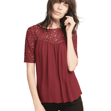 Guipure Lace Blouse