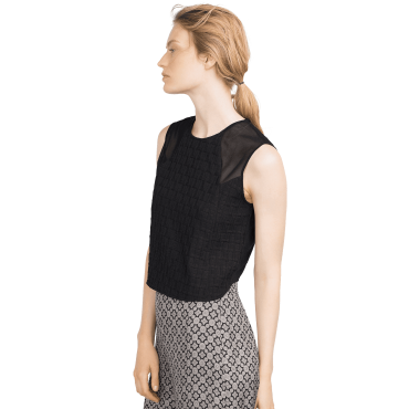 Jacquard Pattern Top