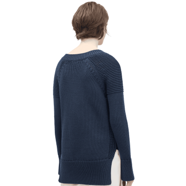 Lace-up V-neck Sweater