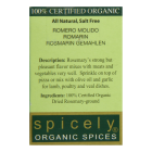 Spicely Organic Rosemary Ground