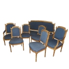 French 8 piece Salon Set