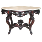 American Rococo Laminated Rosewood Center Table By Meeks