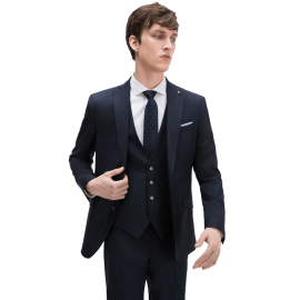 Textured 3 Piece Suit